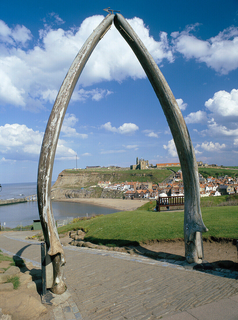 The Whalebone Arch, Whitby, Yorkshire, UK, England