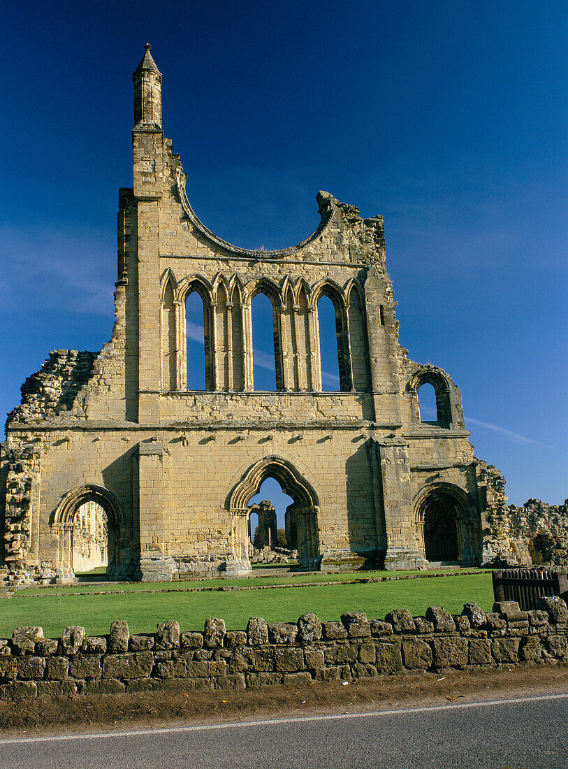 Bylands Abbey, Helmsley, Yorkshire, UK, England