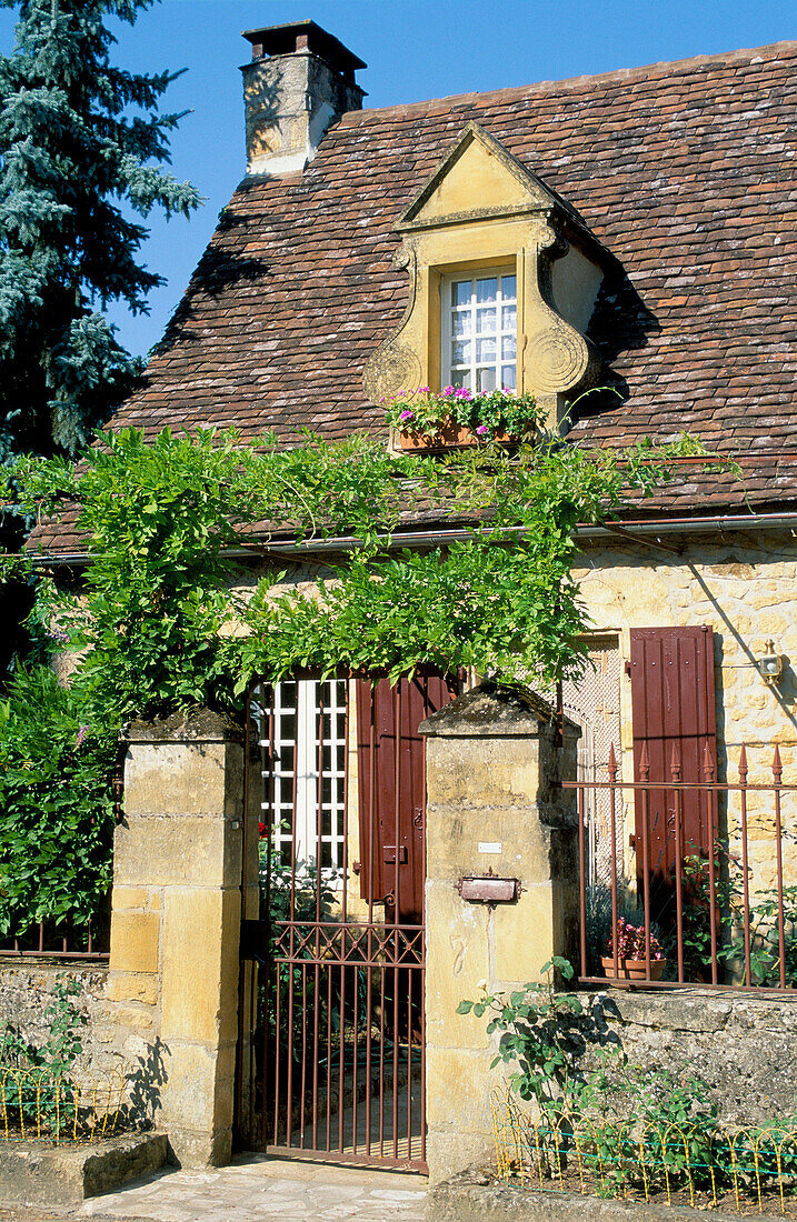 Typical House, Domme, The Dordogne, France