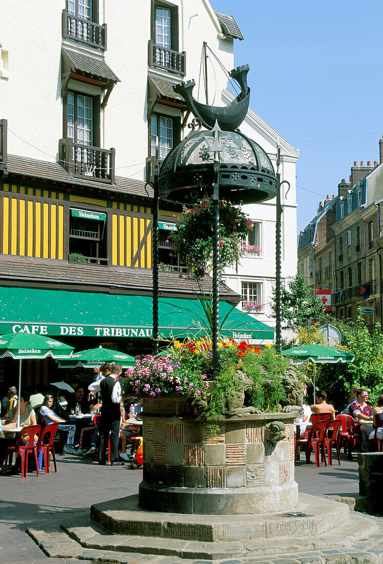 Cafe Des Tribunaux, Dieppe, Normandy, France