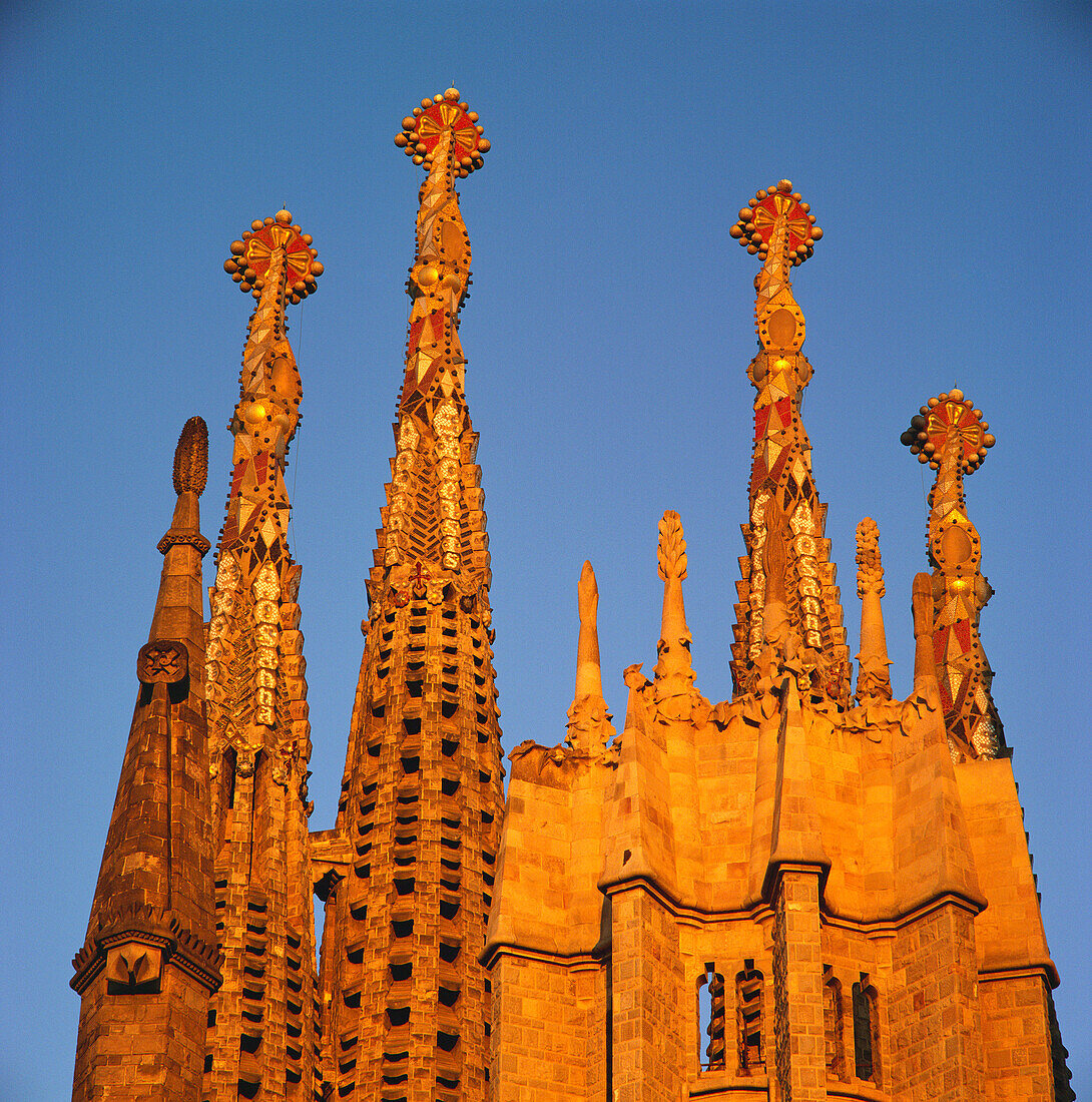 La Sagrada Familia (detail), Barcelona, Catalunya, Spain