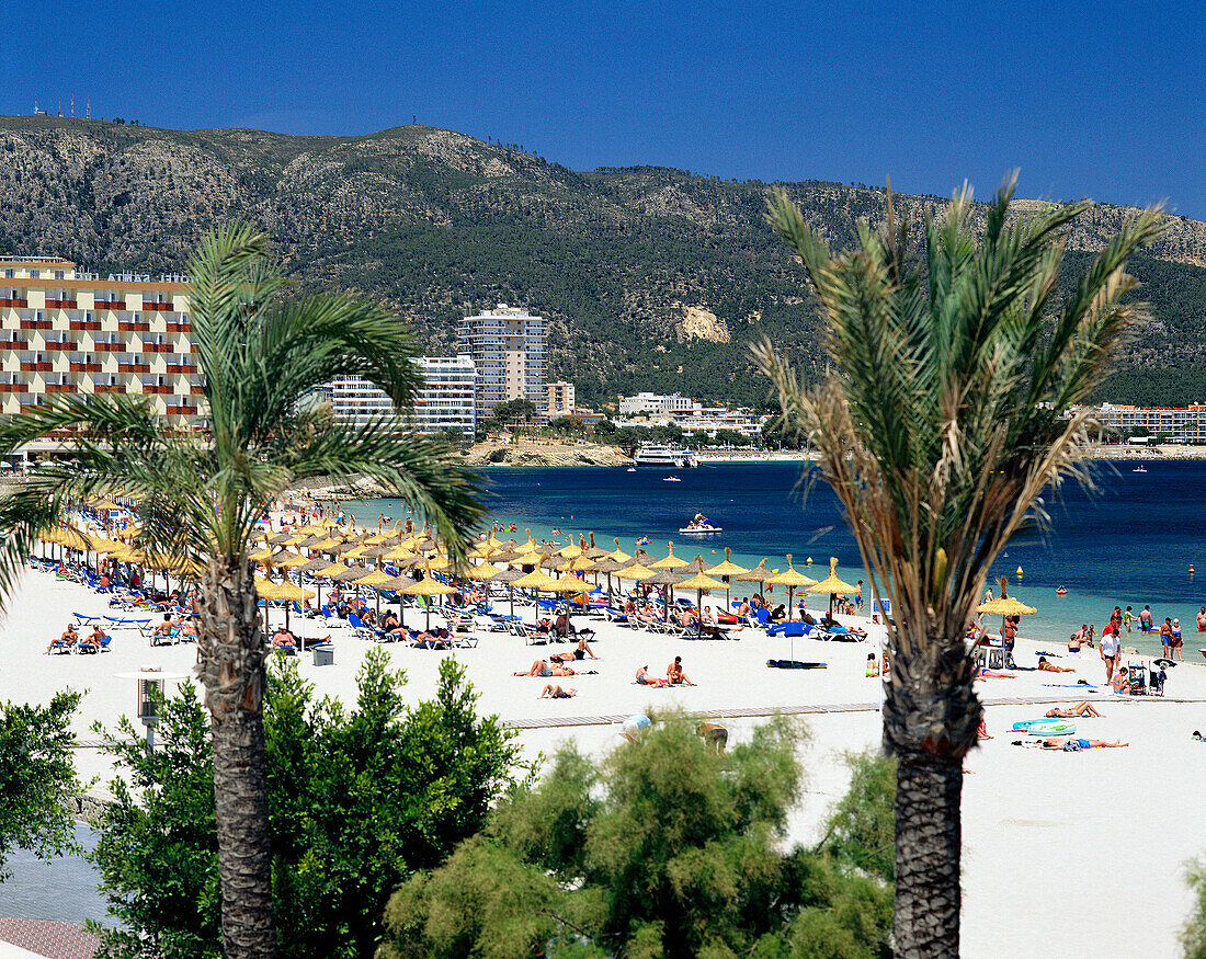 Beach Scene, Palma Nova, Mallorca, Balearic Islands