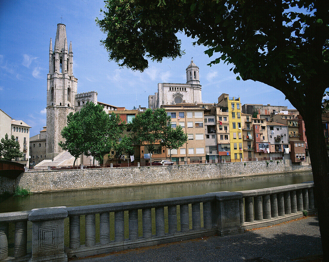 Ex-colegiata De Sant Feliu & Cathedral, Gerona, Catalunya, Spain