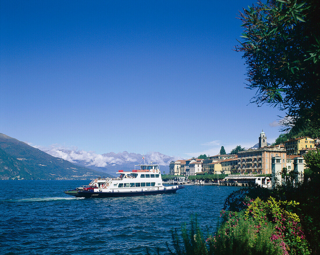 View of Lake, Bellagio, Lombardy, Lake Como, Italy