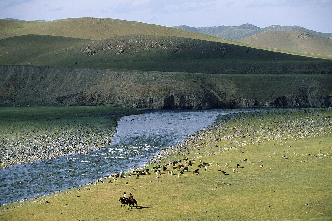 Orkhon valley. Ovorkhangai province. Mongolia