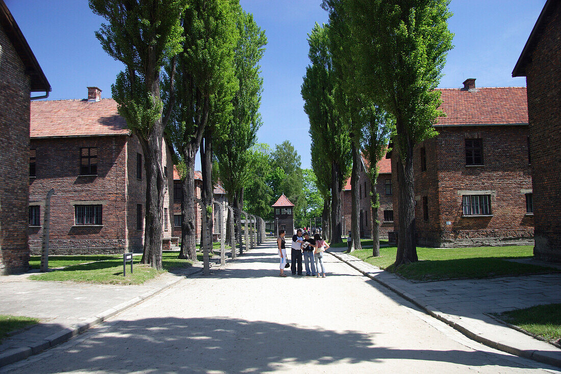 Auschwitz Cell blocks., Oswiecim, Poland