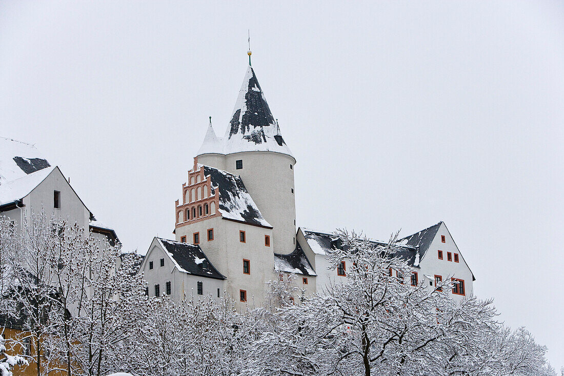 Schwarzenberg castle, Ore mountains, Saxony, Germany