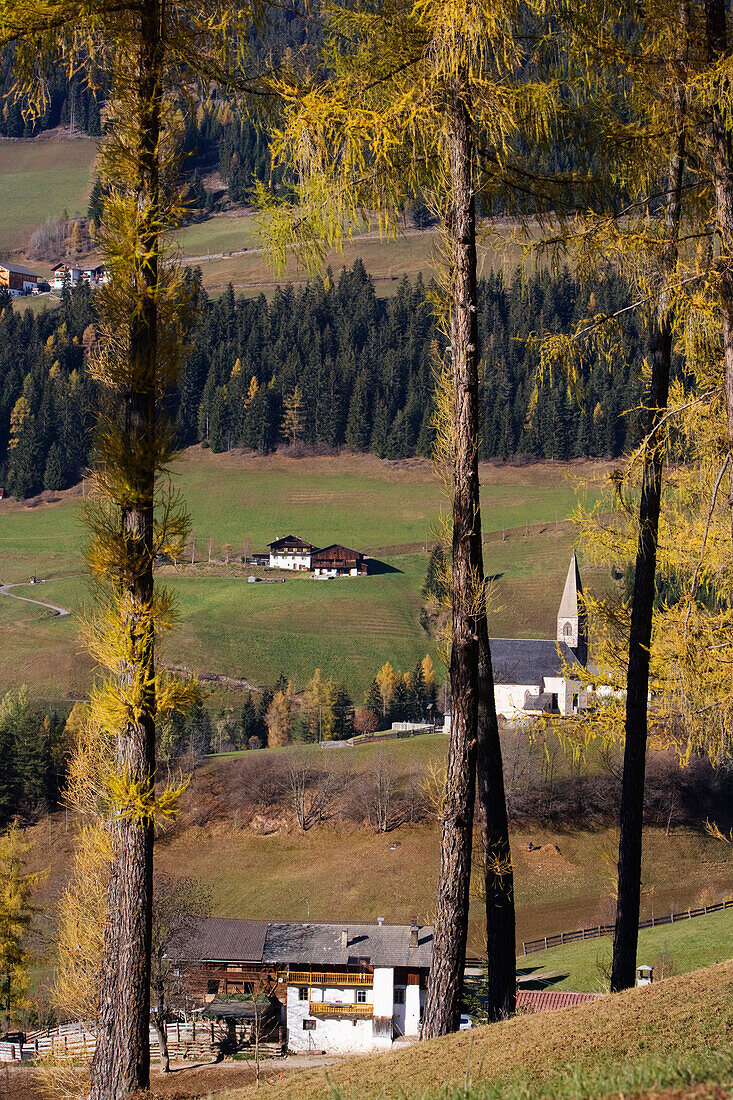 St. Magdalena, Villnößtal, Trentino-Alto Adige, Italien