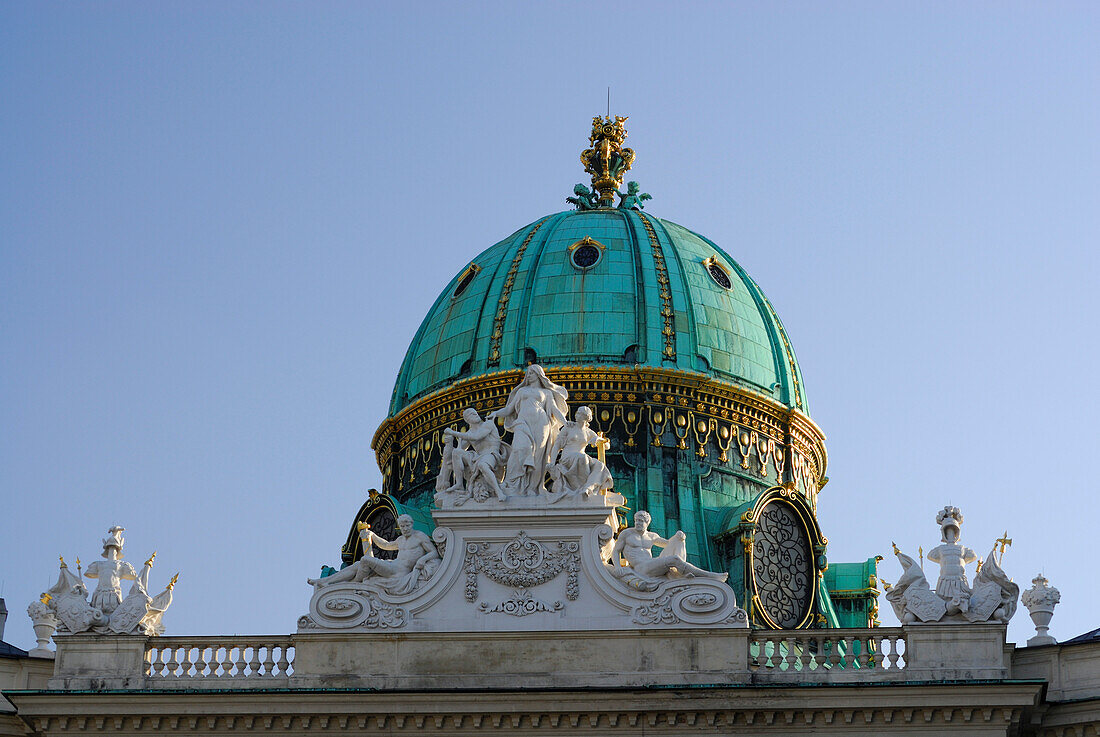 Kuppel, Spanische Hofreitschule, Hofburg, Wien, Österreich