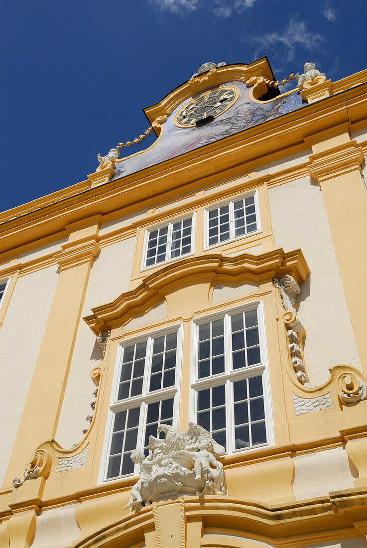 Window, Melk Abbey, Wachau, Lower Austria, Austria