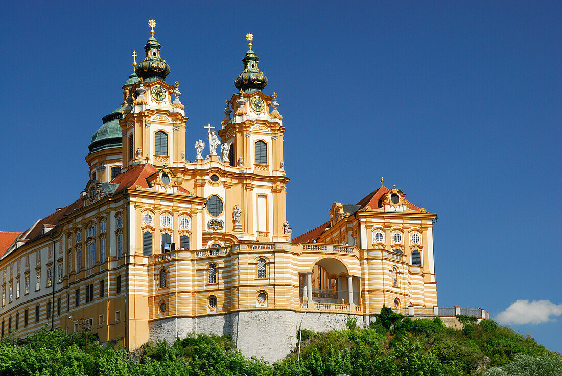 Melk Abbey, Wachau valley, Lower Austria, Austria