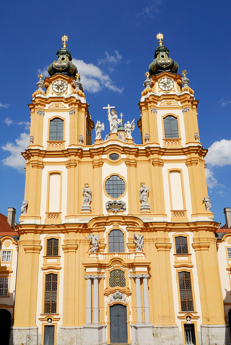 Stiftskirche, Stift Melk, Wachau, Niederösterreich, Österreich