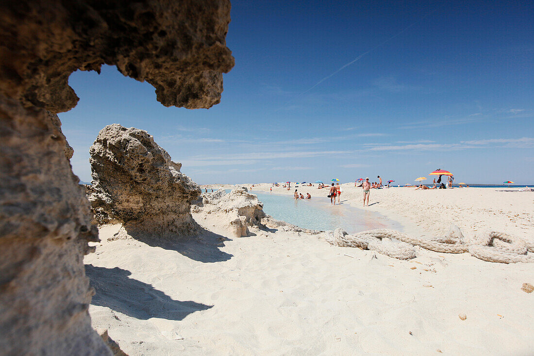 Strand les Illetes, Formentera, Balearen, Spanien