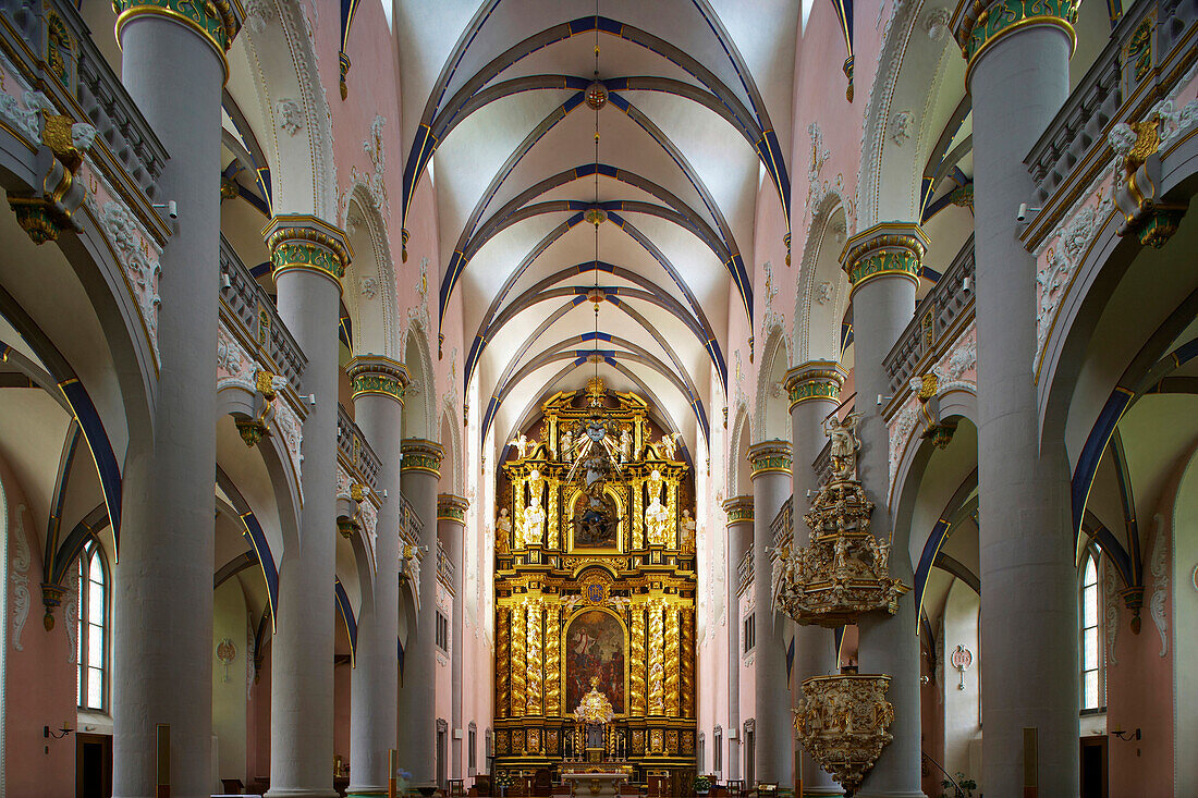 Former Jesuitenkirche (church), Straße der Weserrenaissance, Paderborn, Teutoburger Wald, Lippe, Northrhine-Westphalia, Germany, Europe