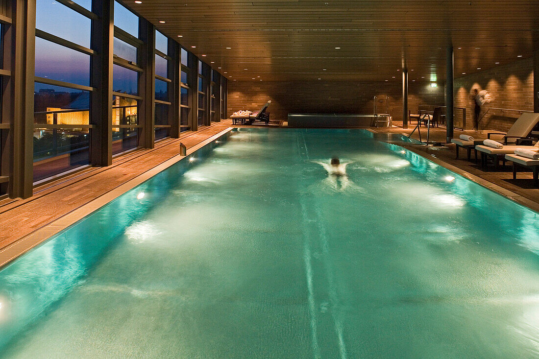 indoor swimming pool Grand Hyatt, Berlin Germany