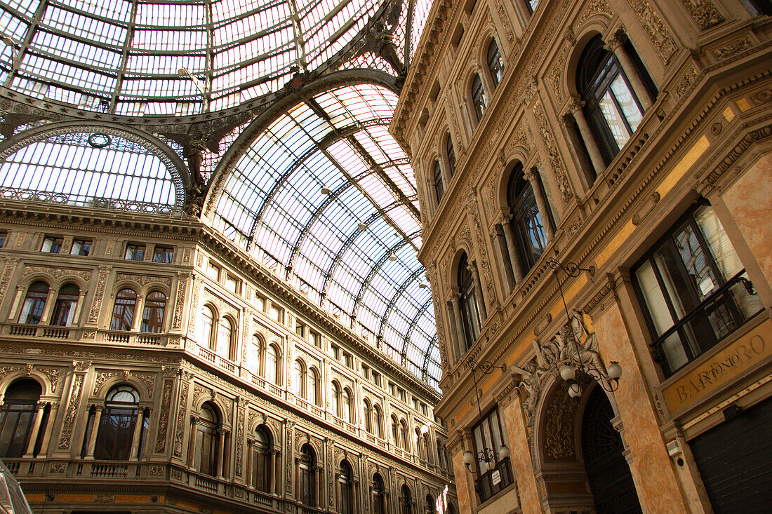 Galleria Umberto 1, interior, Naples, Campania, Italy