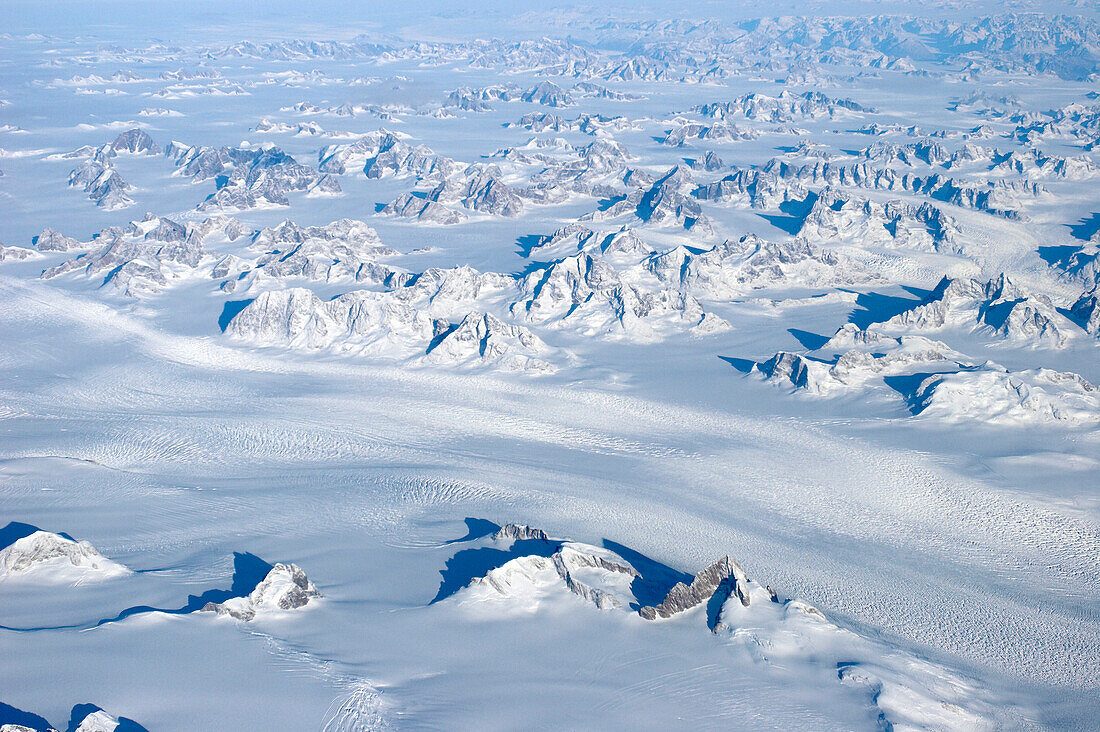 Aerial view of the Canadian Arctic, Arctic, Canada