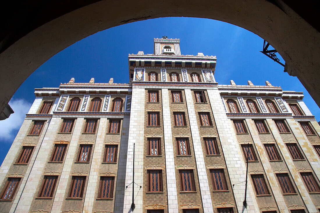Bacardi Building, Edificio Bacardi along the Calle Monserrate, Havana, Cuba, Caribbean