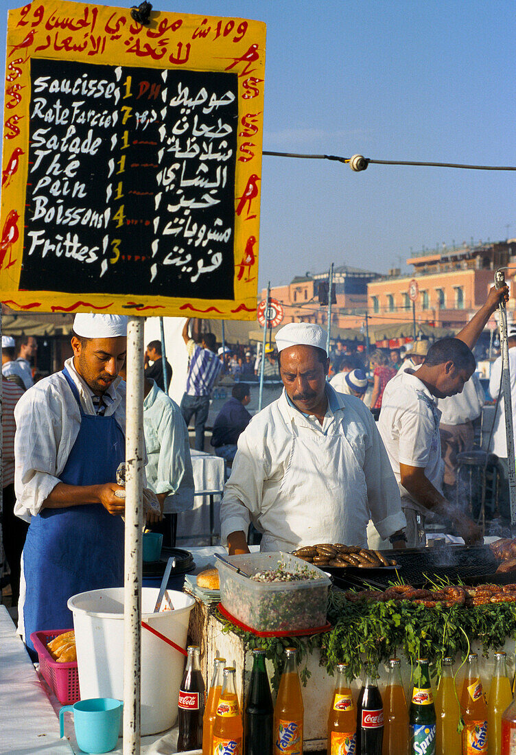 Food Sellers, Marrakesh, Morocco