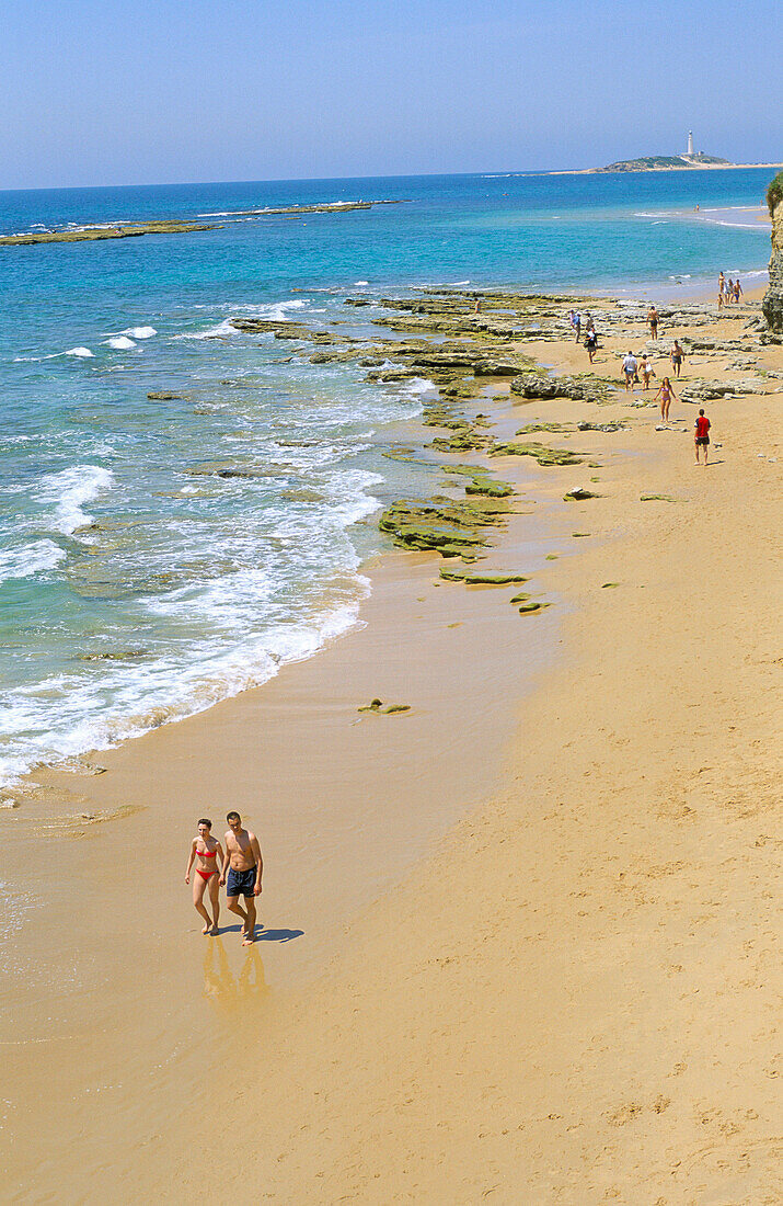 Beach Scene, Canos De Meca Beach, Cadiz, Costa de la Luz, Spain