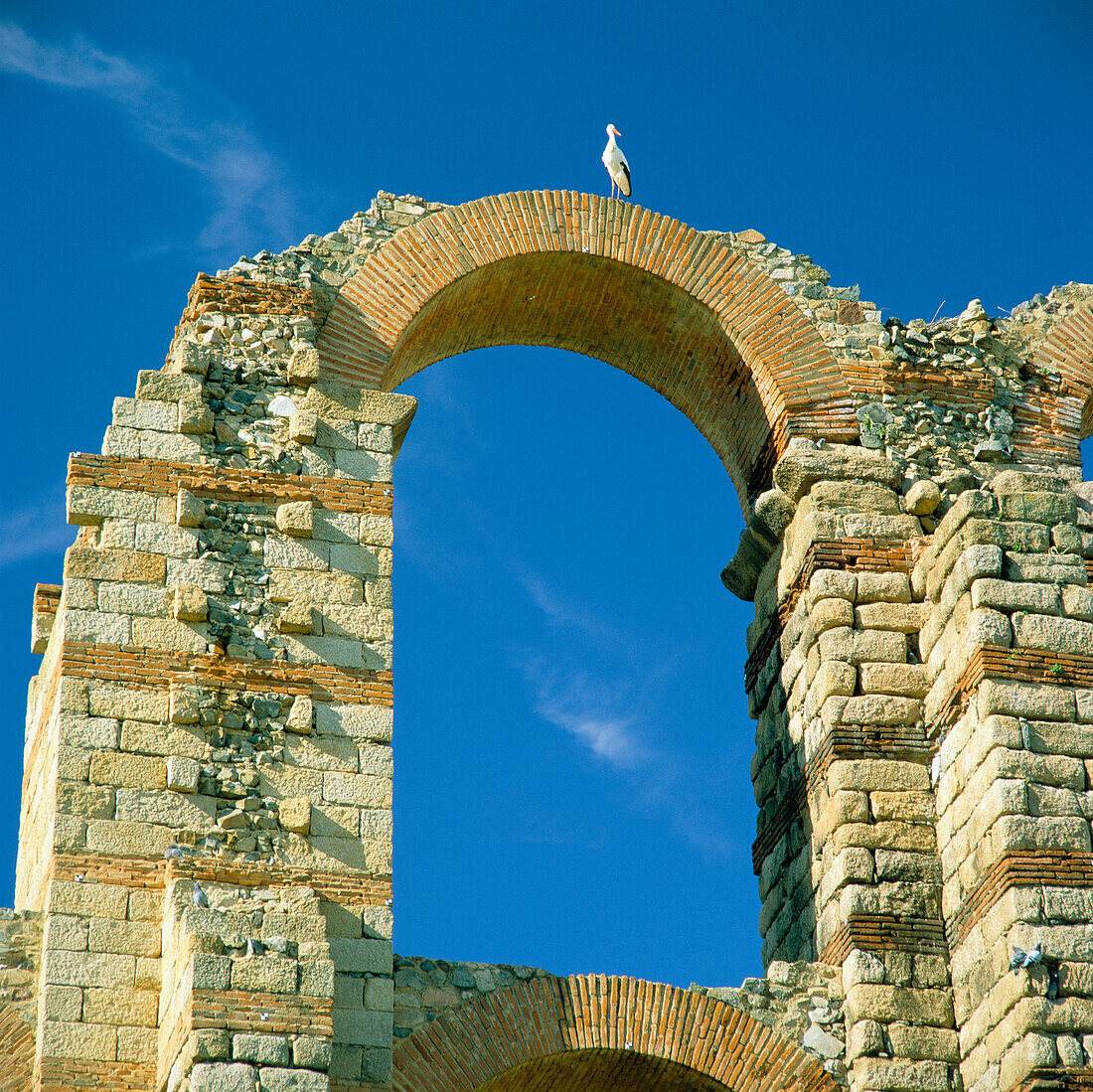Detail of Aqueduct, Merida, Extremadura, Spain