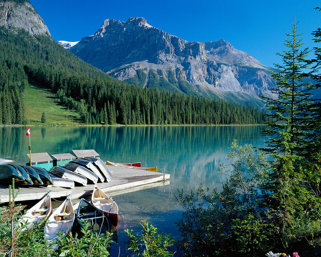 Emerald Lake, Yoho National Park, Alberta and The Rockies, Canada