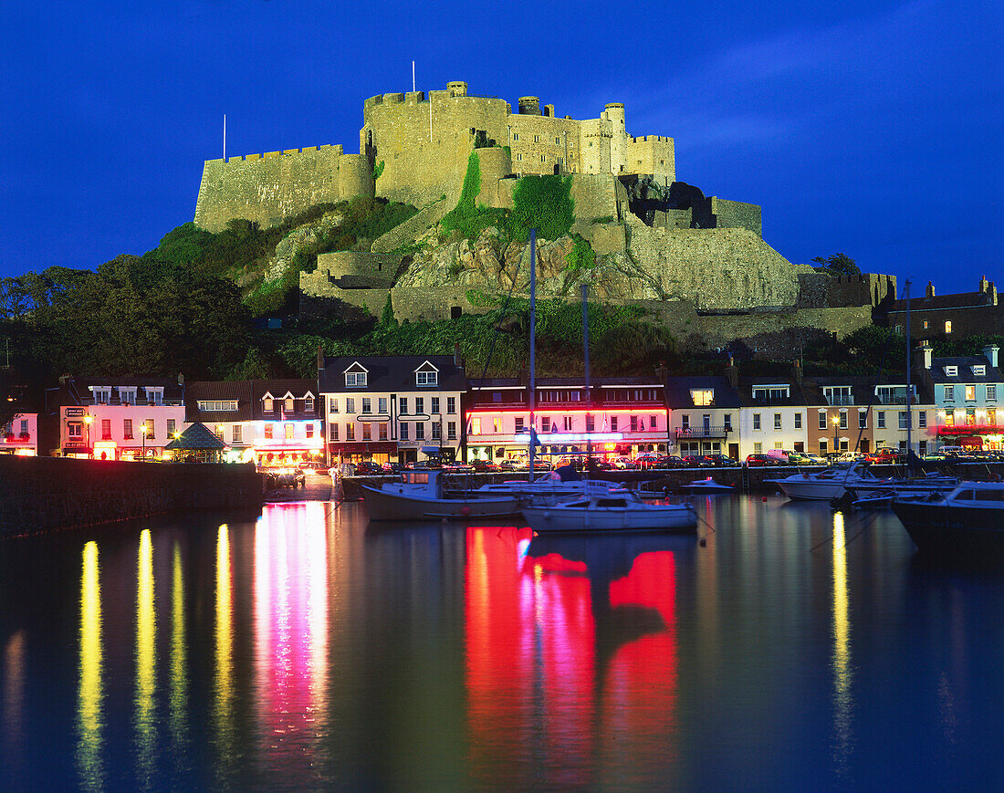 Mont Orgueil Castle, Jersey, UK, Channel Islands