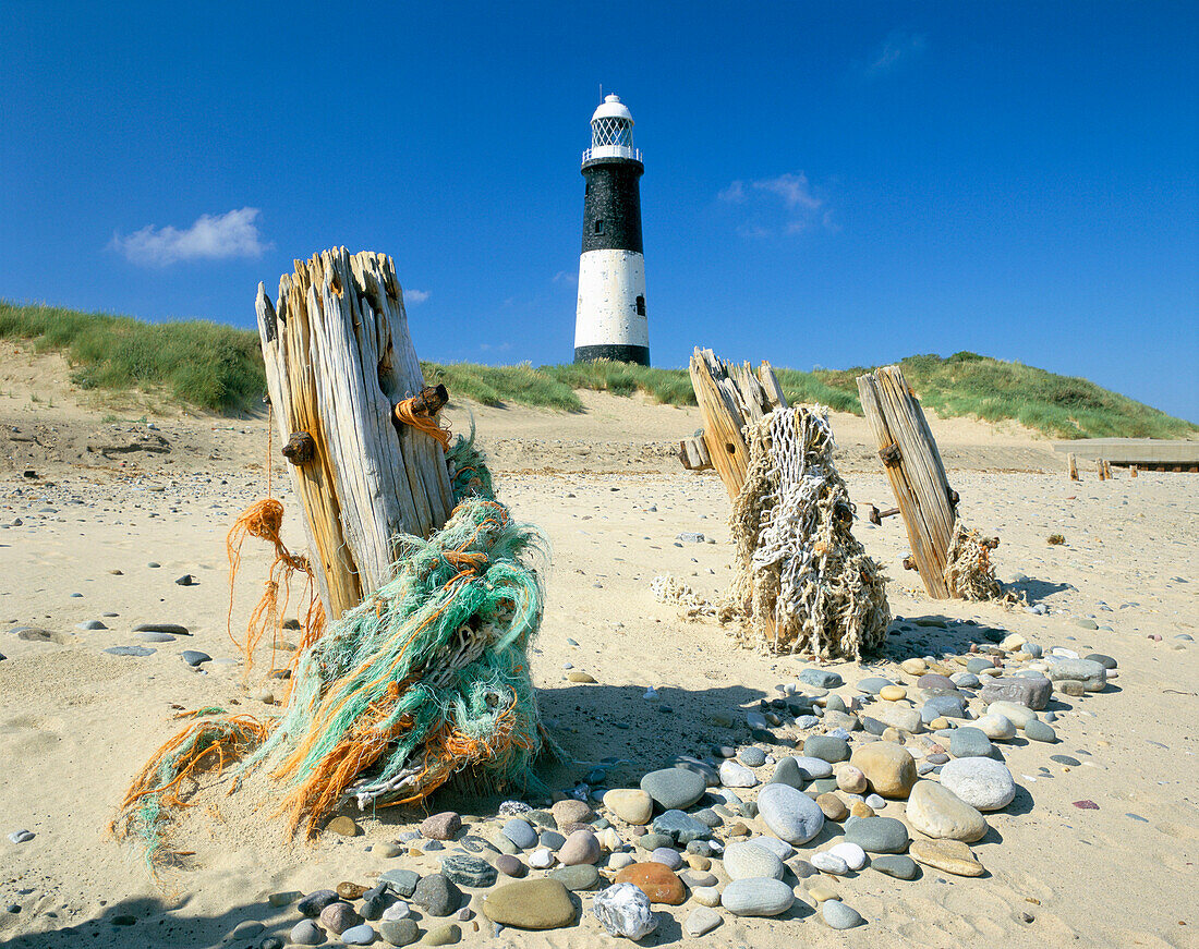 Lighthouse, Spurn Point, East Yorkshire, England