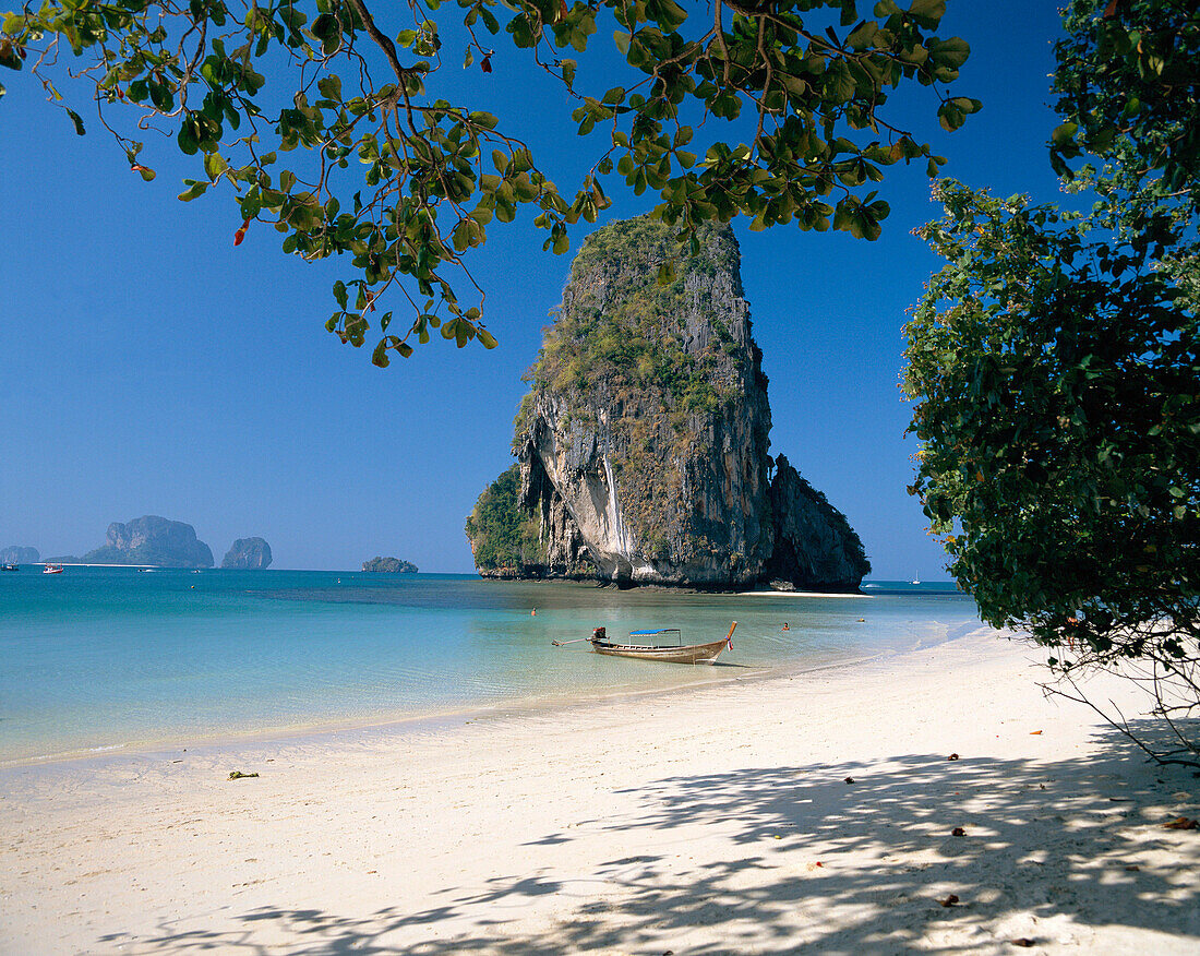 Tropical Beach Scene, Krabi Islands, Thailand