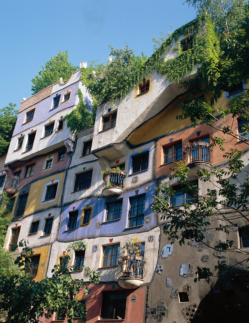 Hundertwasser House, Vienna, Austria