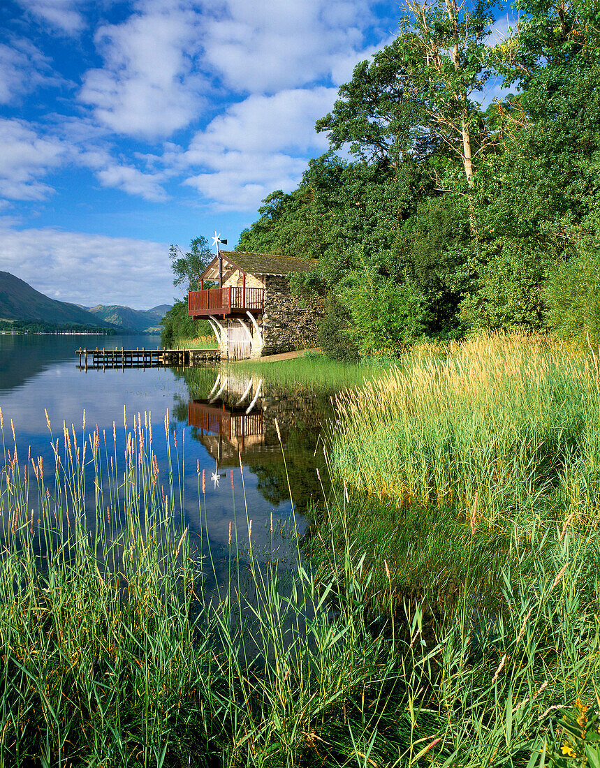 Lake Scene, Ullswater, Cumbria, UK, England