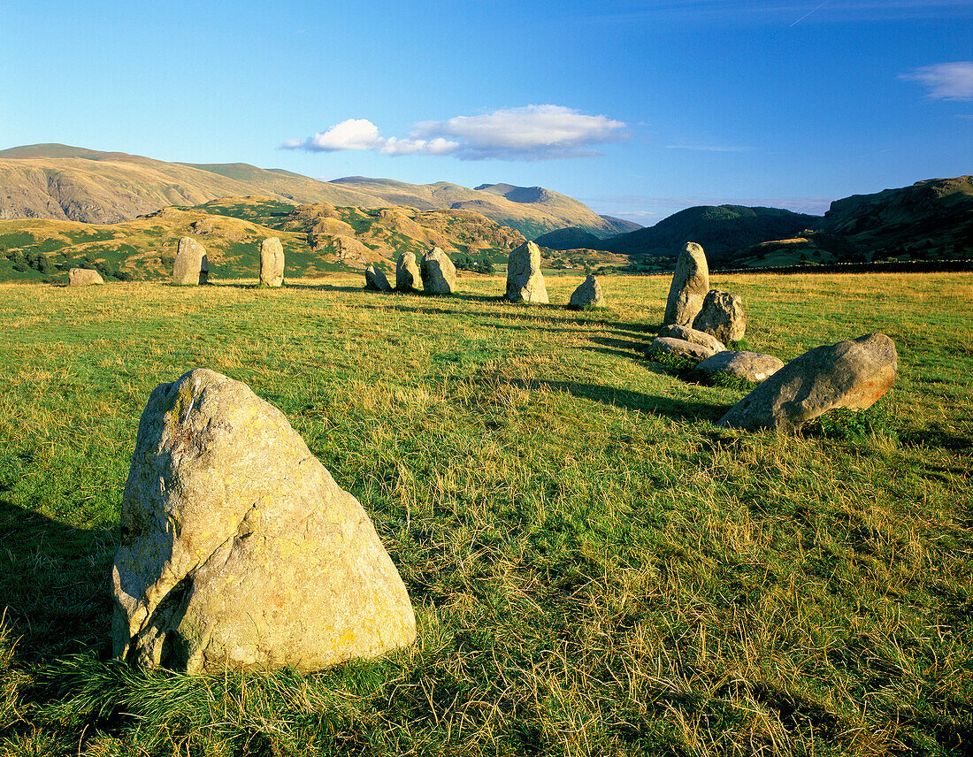 Stone Circle, Castlerigg, Cumbria, UK, England