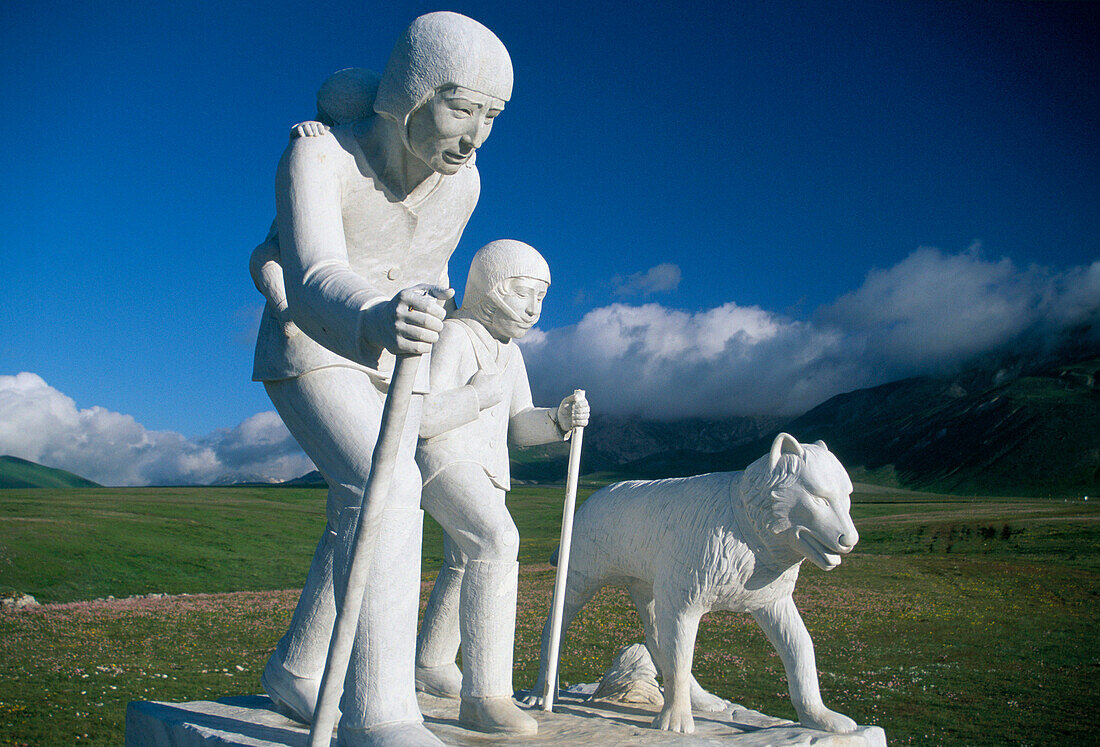 Monument to A Lost Shepherd, Campo Imperatore, Abruzzo, Italy