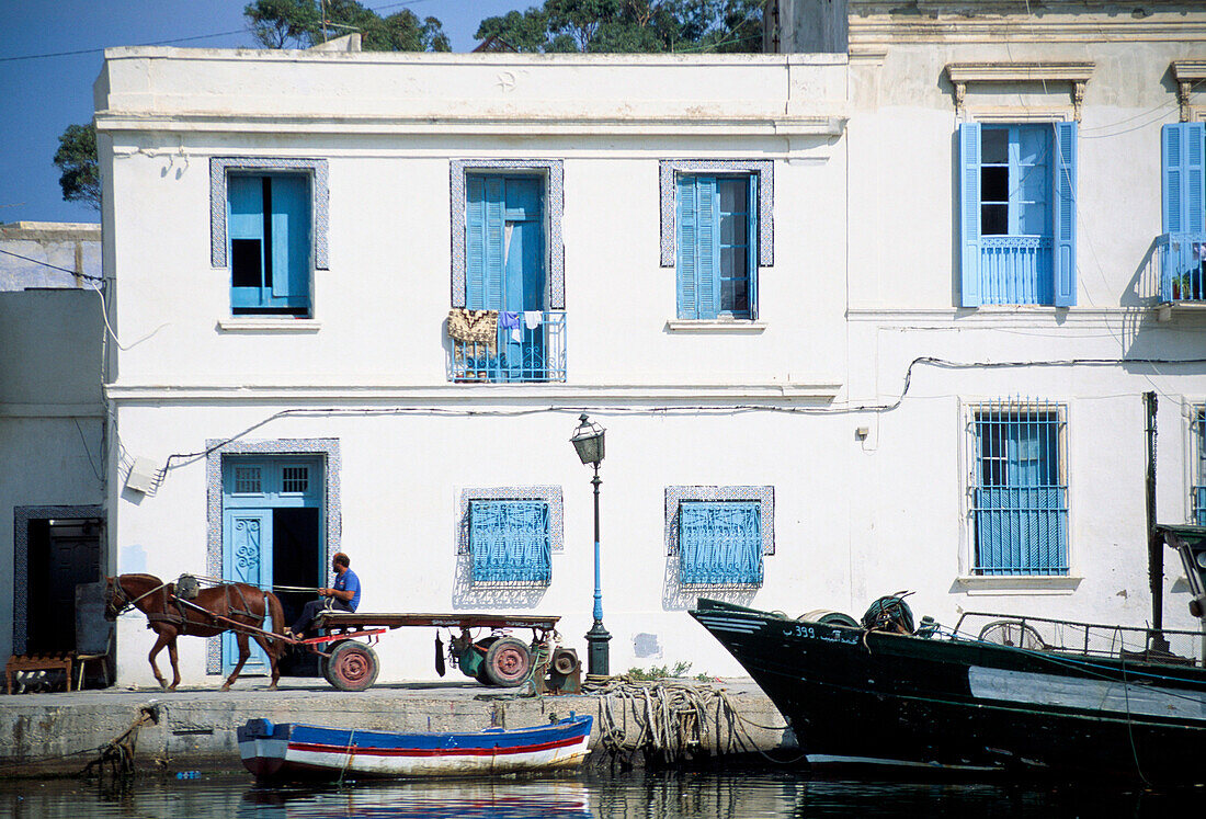 Scene in Old Port, Bizerte, The North, Tunisia