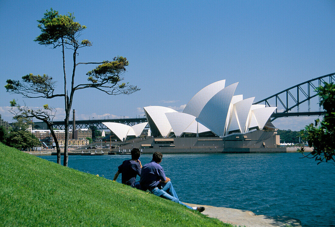 Opera House & Harbour Bridge, Sydney, New South Wales, Australia