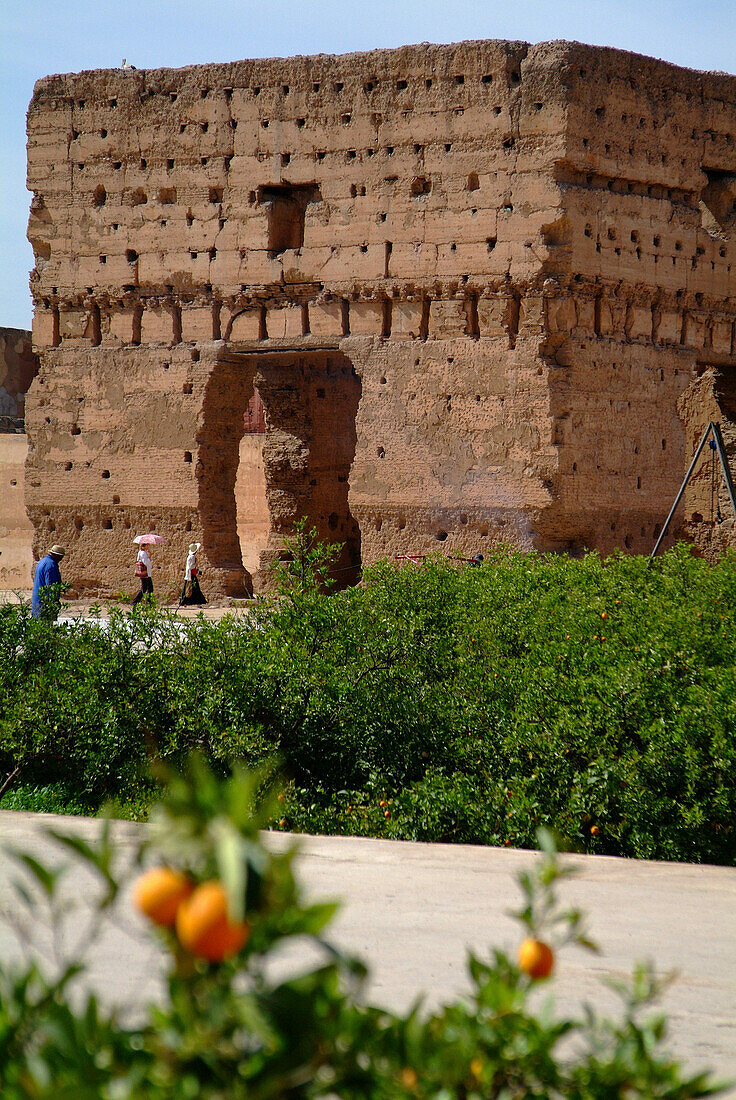Pavilion at Palais el-Badi, Marrakesh, Morocco