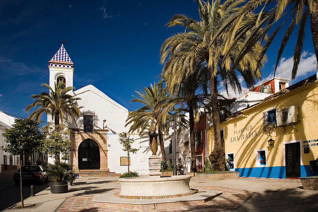 Church of Santo Cristo de la Vera Cruz in the old town, Marbella, Costa del Sol, Spain