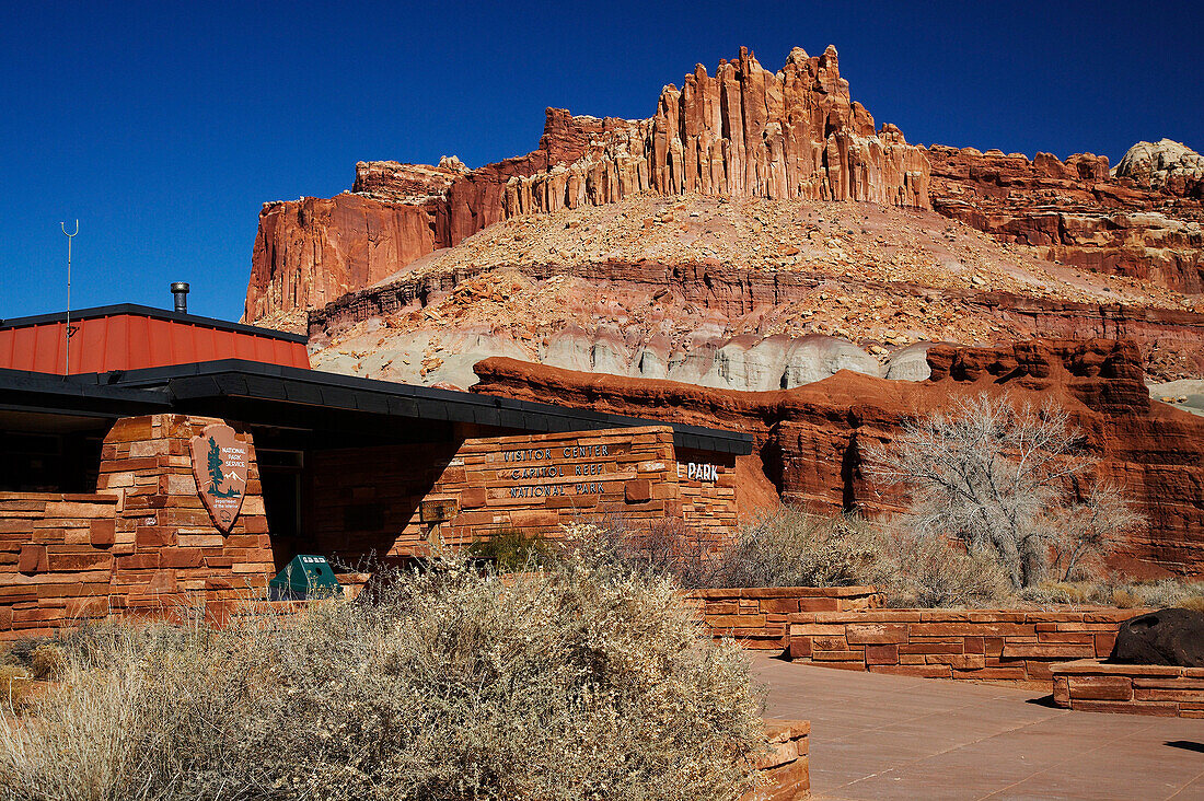 The Visitor Centre, Capitol Reef National Park, Utah, USA