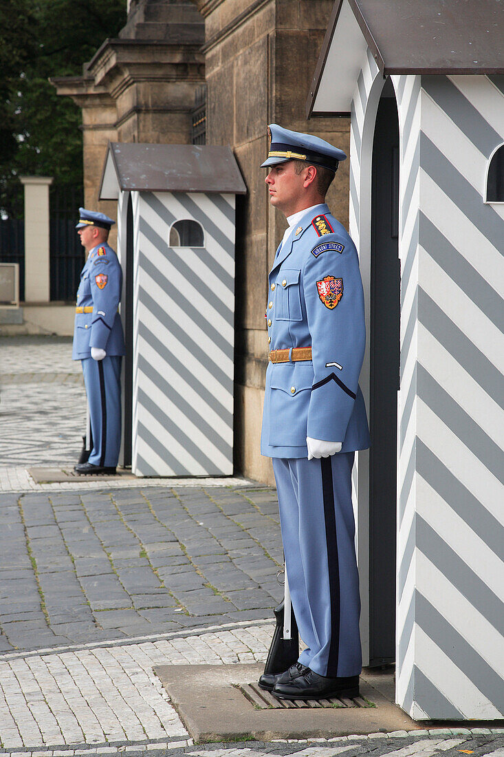 Palace Guards, Prague, Czech. Republic
