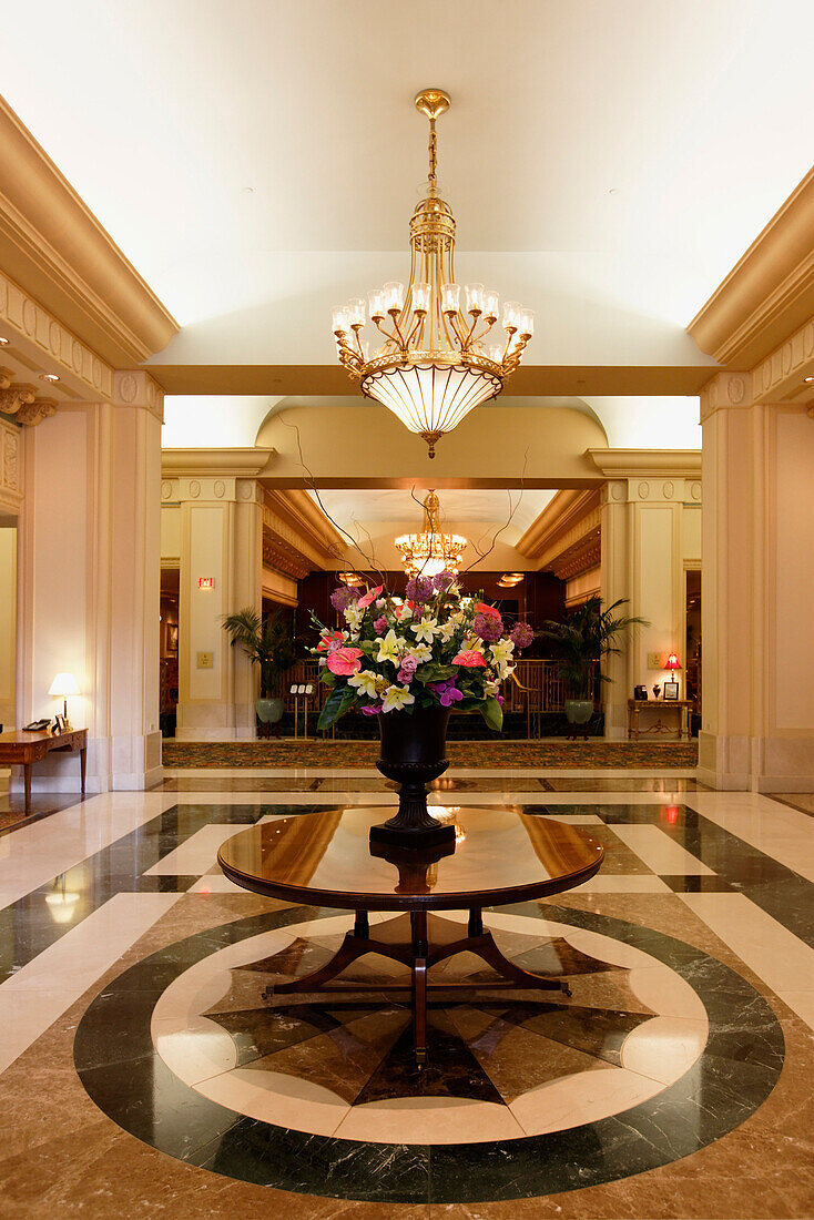 Fairmont Hotel, Lobby, Vancouver, Kanada, Britisch Kolumbien, Nordamerika