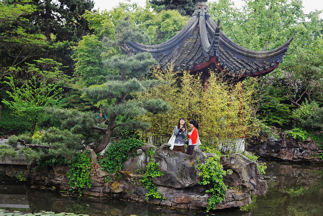 Chinese Garden in Chinatown, Vancouver City, Canada, North America