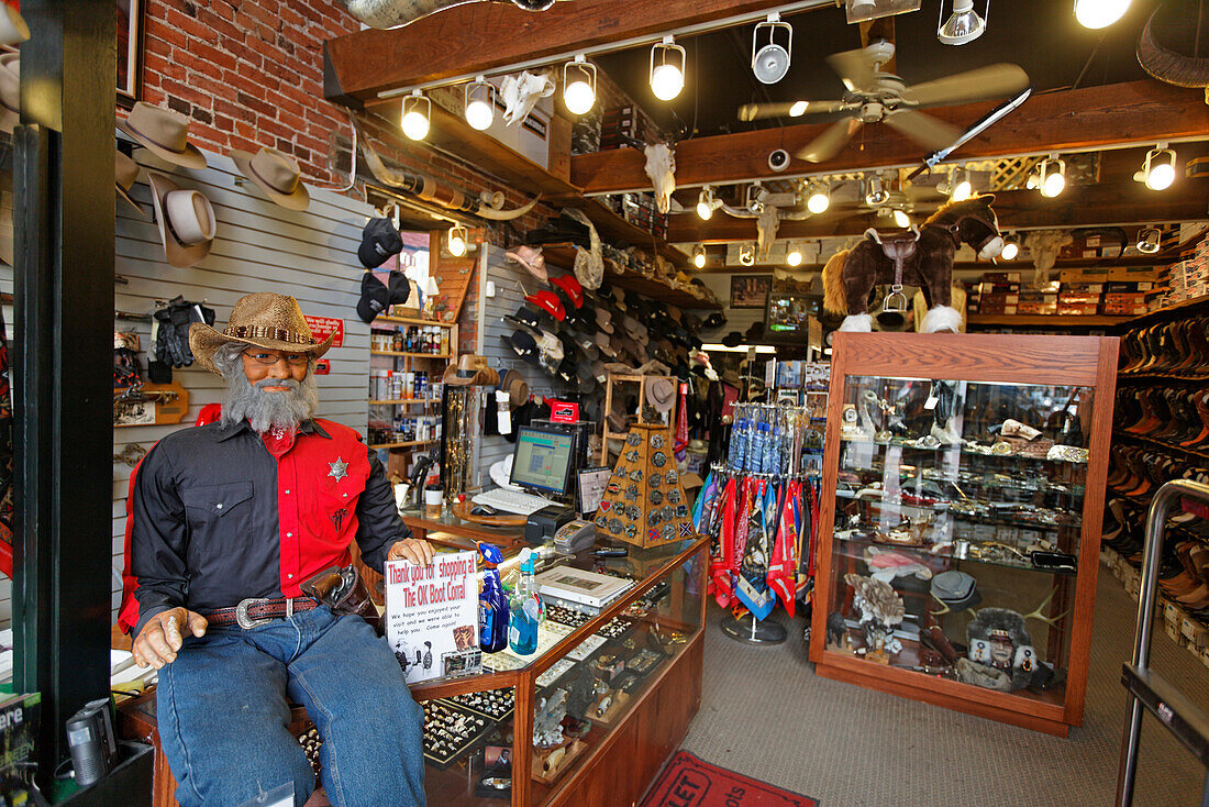 Western Boot Shop innen, Vancouver, Kanada, Britisch Kolumbien, Nordamerika
