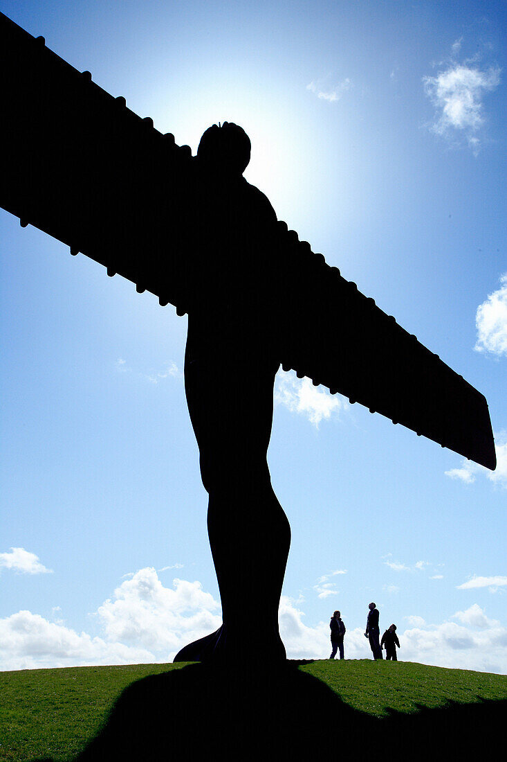 The Angel of the North statue, Gateshead, Tyne and Wear, UK, England
