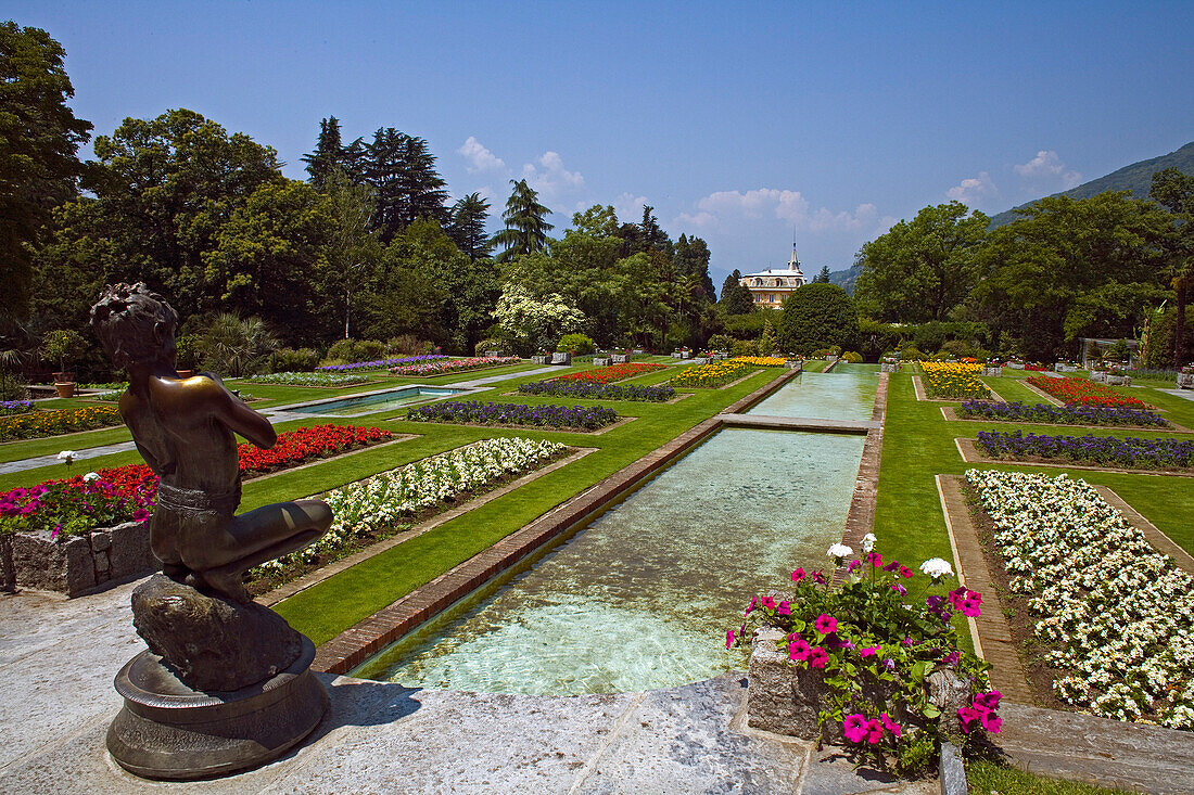 The gardens, Villa Taranto, Lombardy, Lake Maggiore, Italy