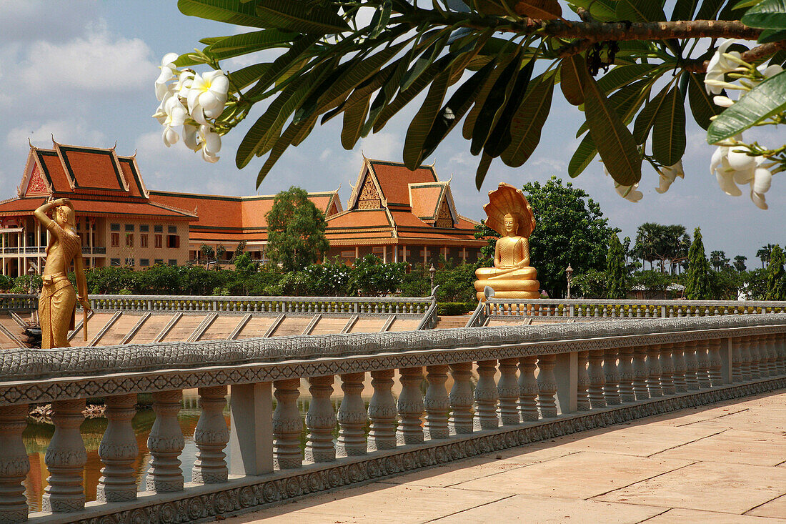 New temple complex at Udong, Phnom Penh, near, Cambodia