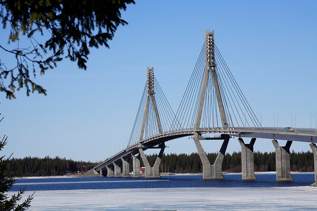 Replot Bridge in winter, Replot, Finland