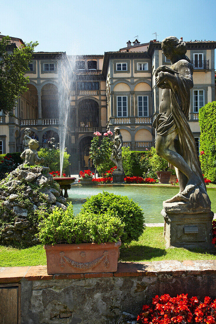 Palazzo Pfanner and gardens, Lucca, Tuscany, Italy