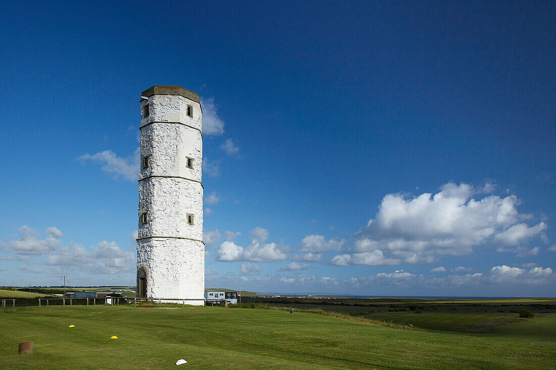 The old Beacon lighthouse, Flamborough Head, Yorkshire, UK, England