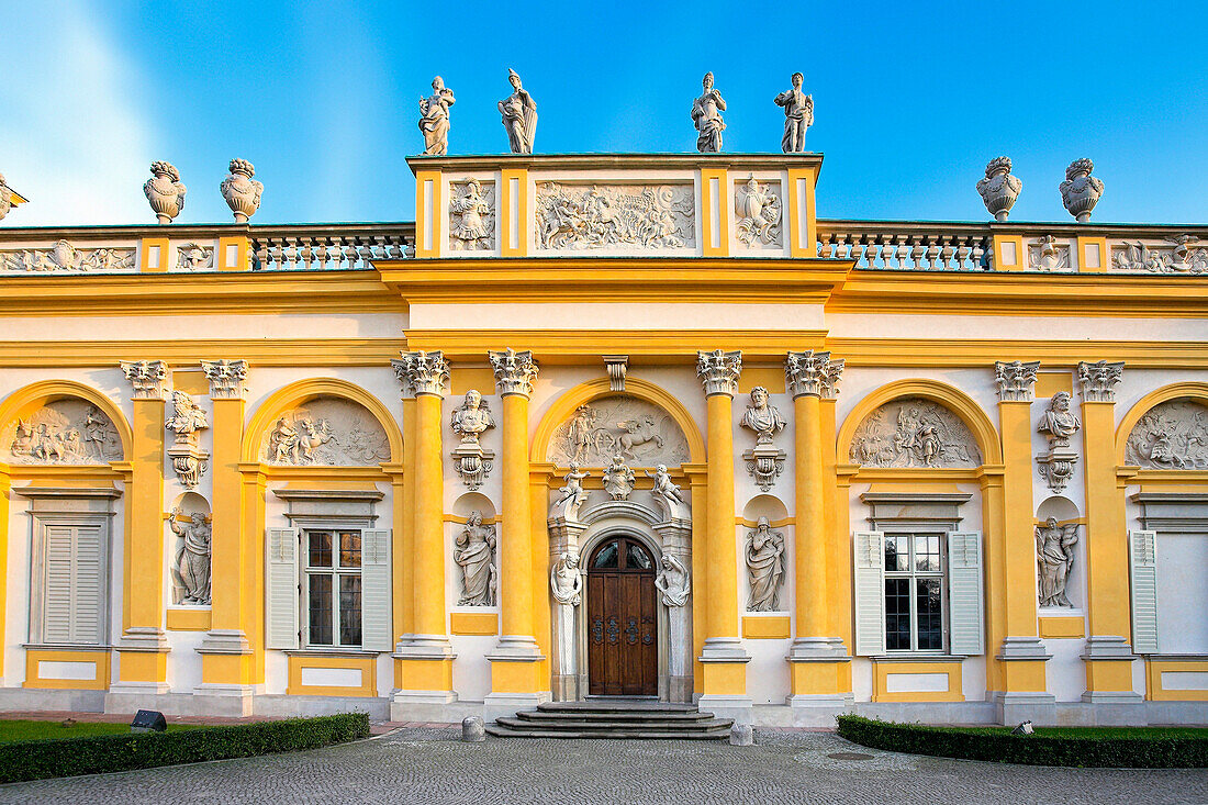 The Royal Palace in Wilanow, Warsaw, Poland