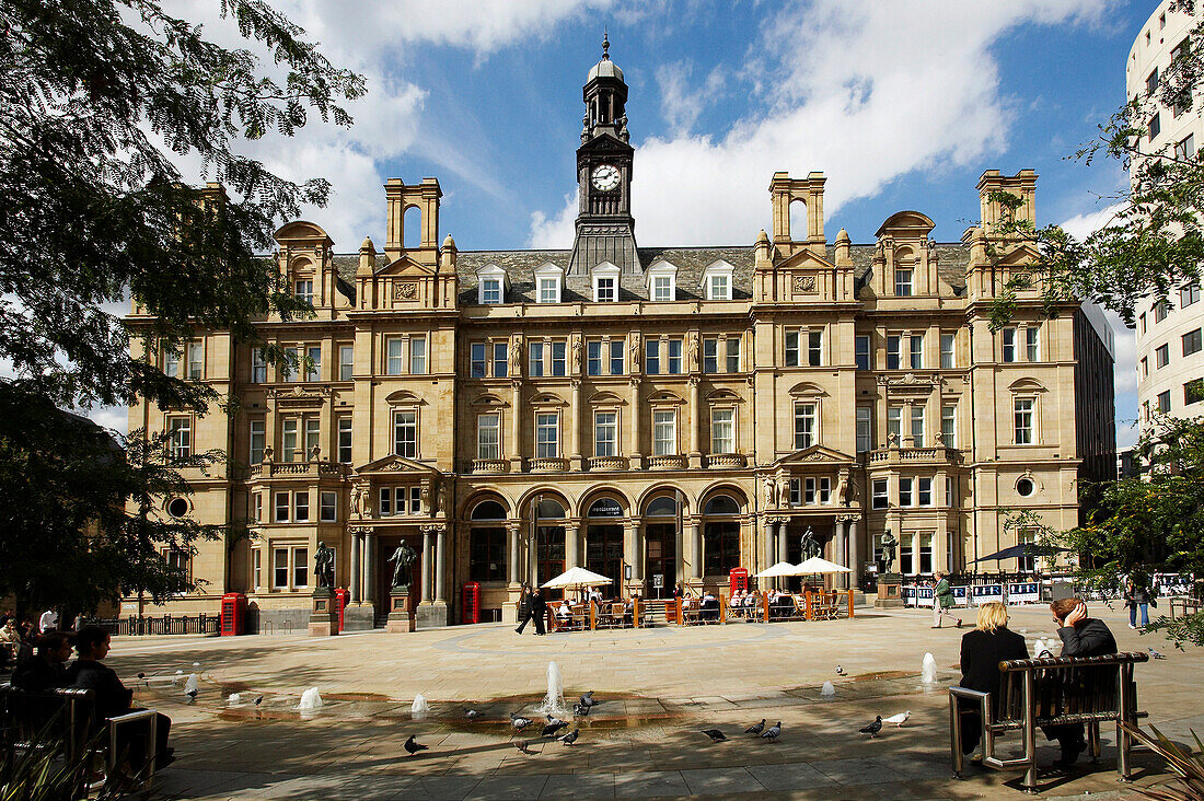 City Square, Leeds, Yorkshire, UK, England